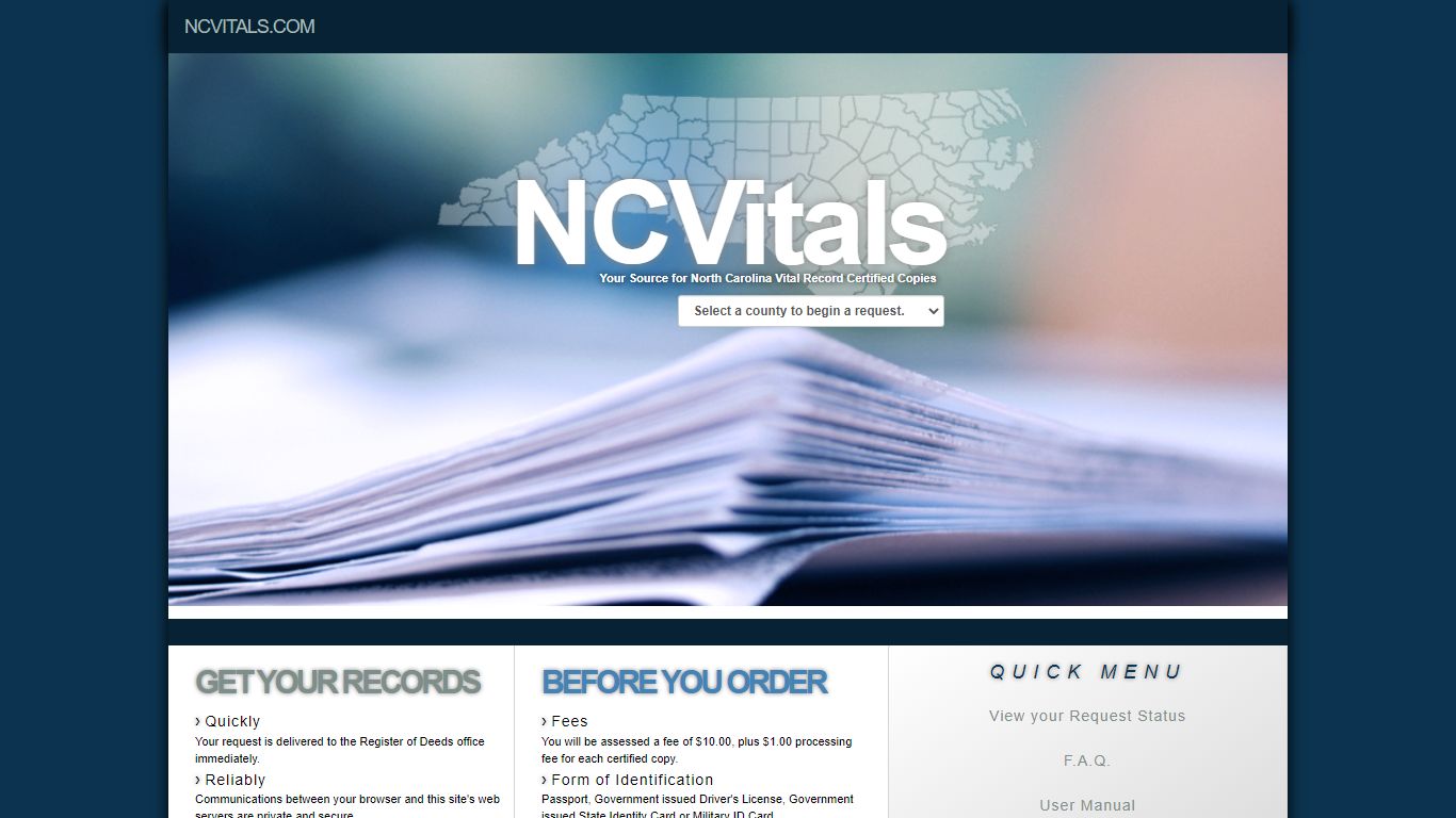 Selected County: - NCVitals